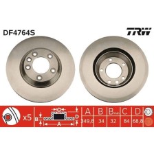 Brake Disc TRW DF4764S
