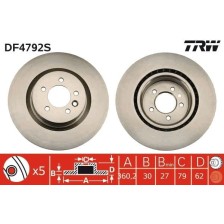 Brake Disc TRW DF4792S