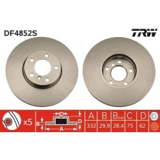 Brake Disc TRW DF4852S