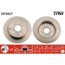 Brake Disc TRW DF4927