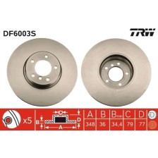 Brake Disc TRW DF6003S