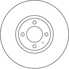Brake Disc TRW DF6030