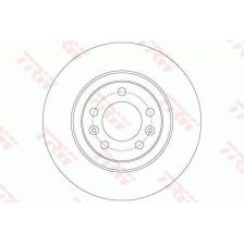 Brake Disc TRW DF6134