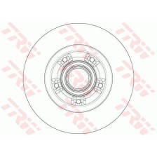 Brake Disc TRW DF6203BS