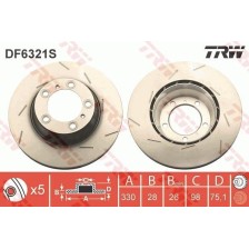 Brake Disc TRW DF6321S