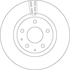 Brake Disc TRW DF6575