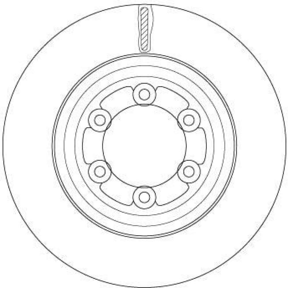 Brake Disc TRW DF6736S