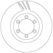 Brake Disc TRW DF6881