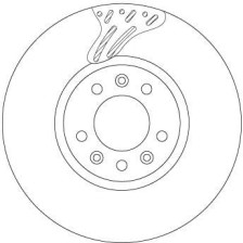 Brake Disc TRW DF6977S