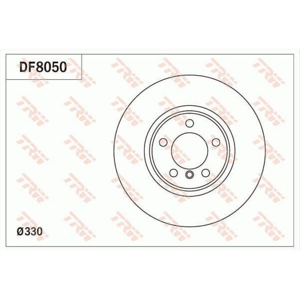 Brake Disc TRW DF8050