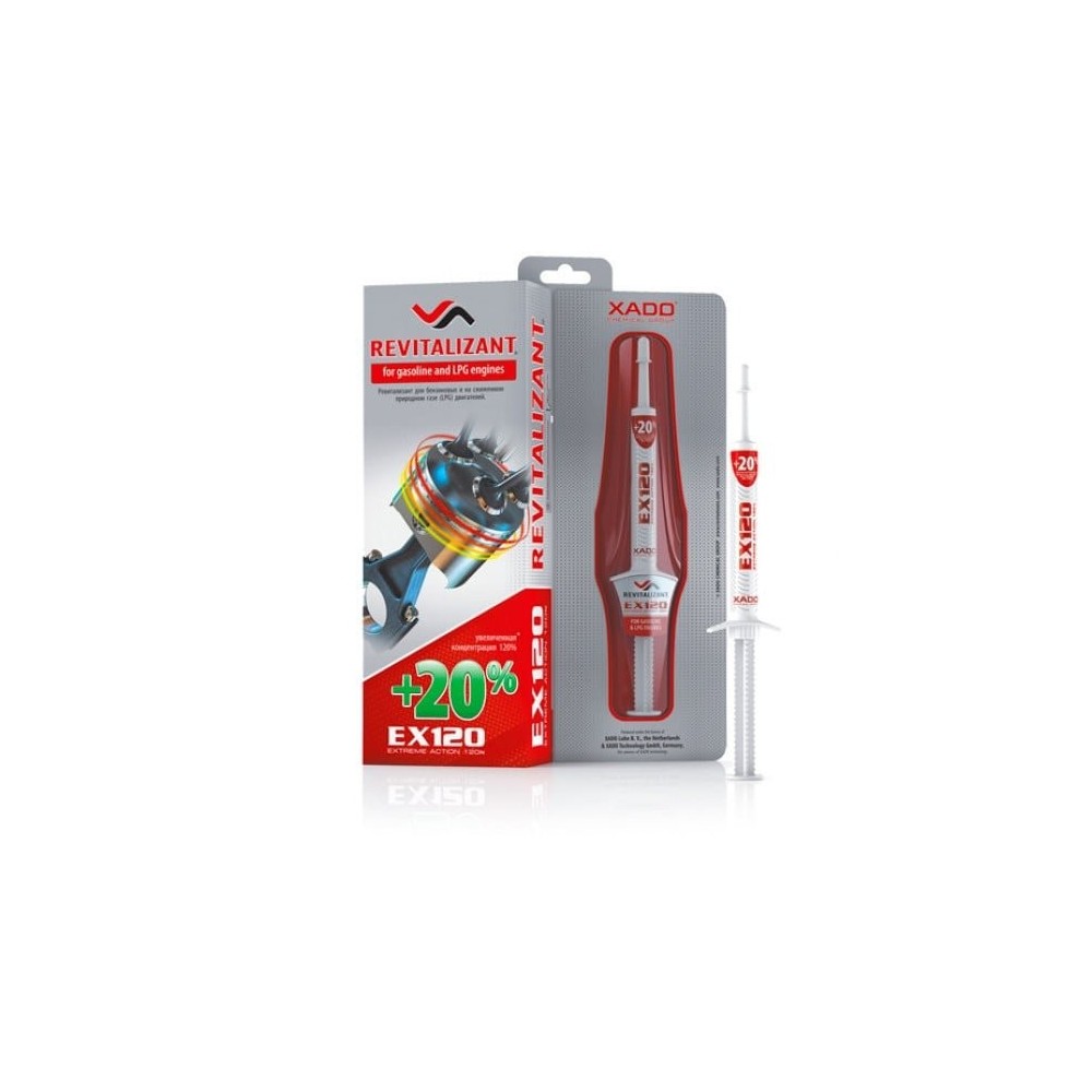 Engine oils additive XADO EX120 GASOLINE & LPG ENGINES | OILER