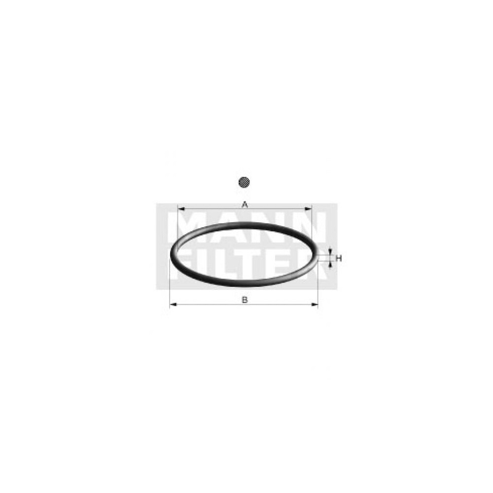 Blīve, eļļas filtrs MANN-FILTER Di 007-00