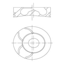 Piston MAHLE 001 01 10
