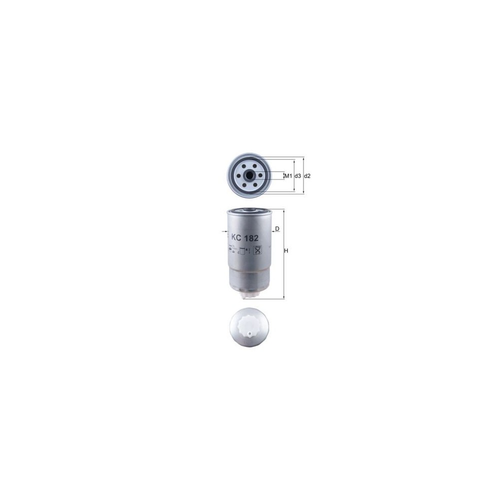 Fuel Filter MAHLE KC182