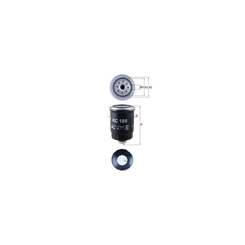 Fuel Filter MAHLE KC189