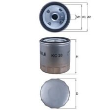 Fuel Filter MAHLE KC20