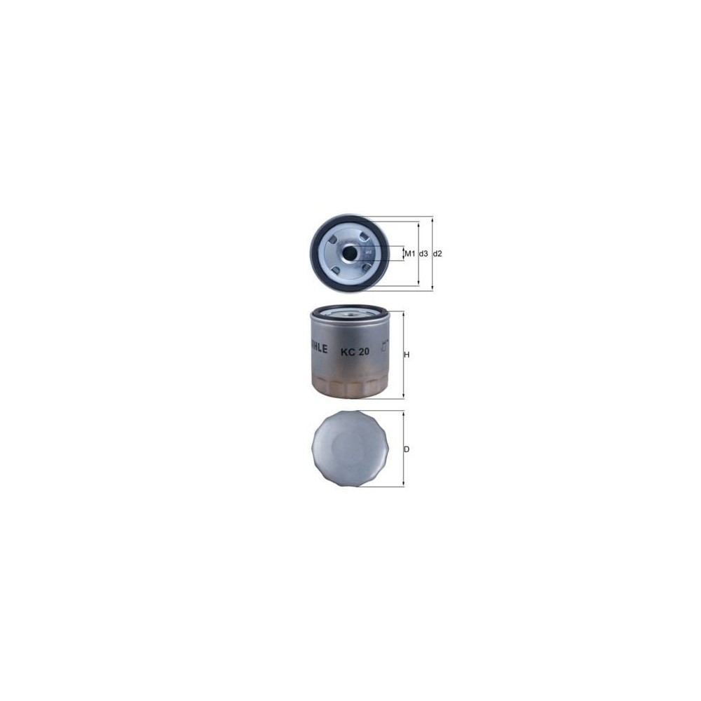 Fuel Filter MAHLE KC20