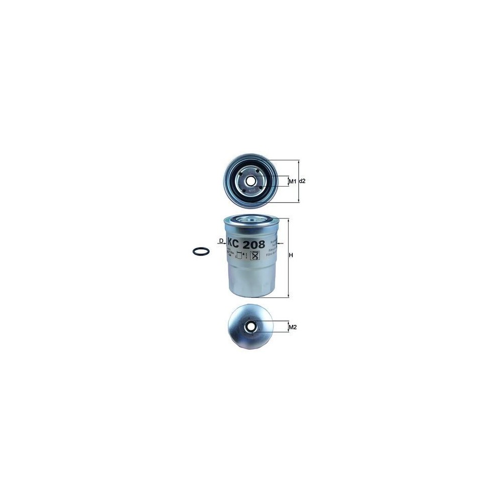 Fuel Filter MAHLE KC208