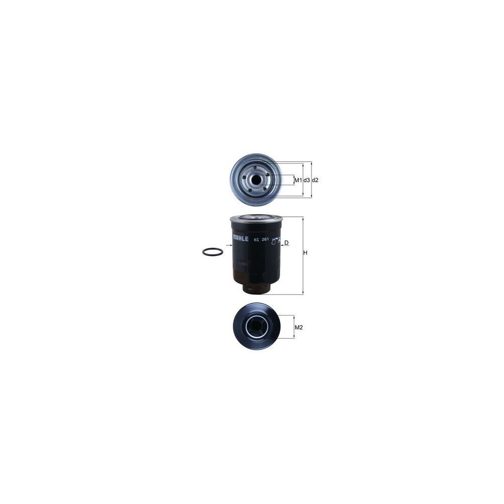 Fuel Filter MAHLE KC261D