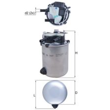 Fuel Filter MAHLE KL1027
