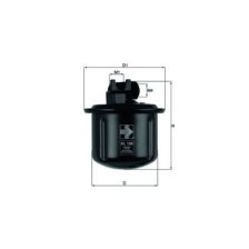 Fuel Filter MAHLE KL108