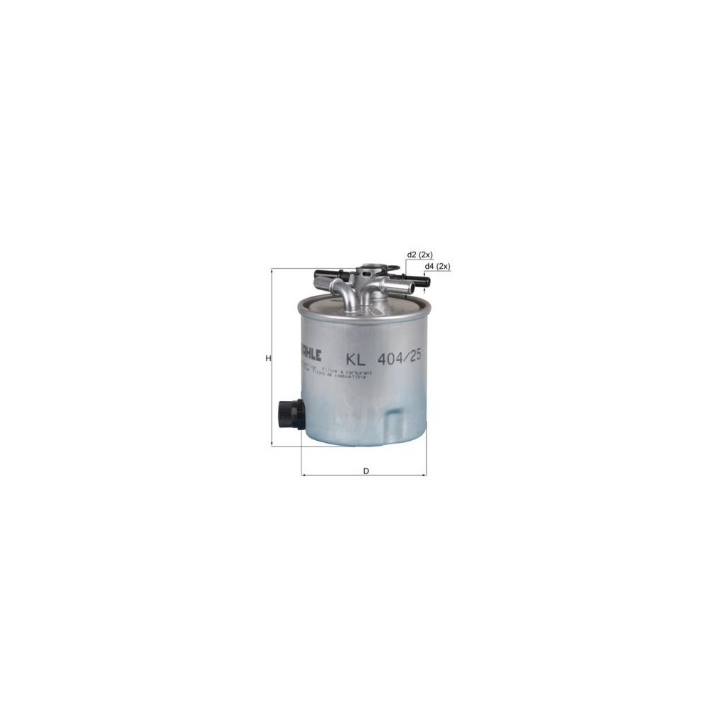 Fuel Filter MAHLE KL404/25