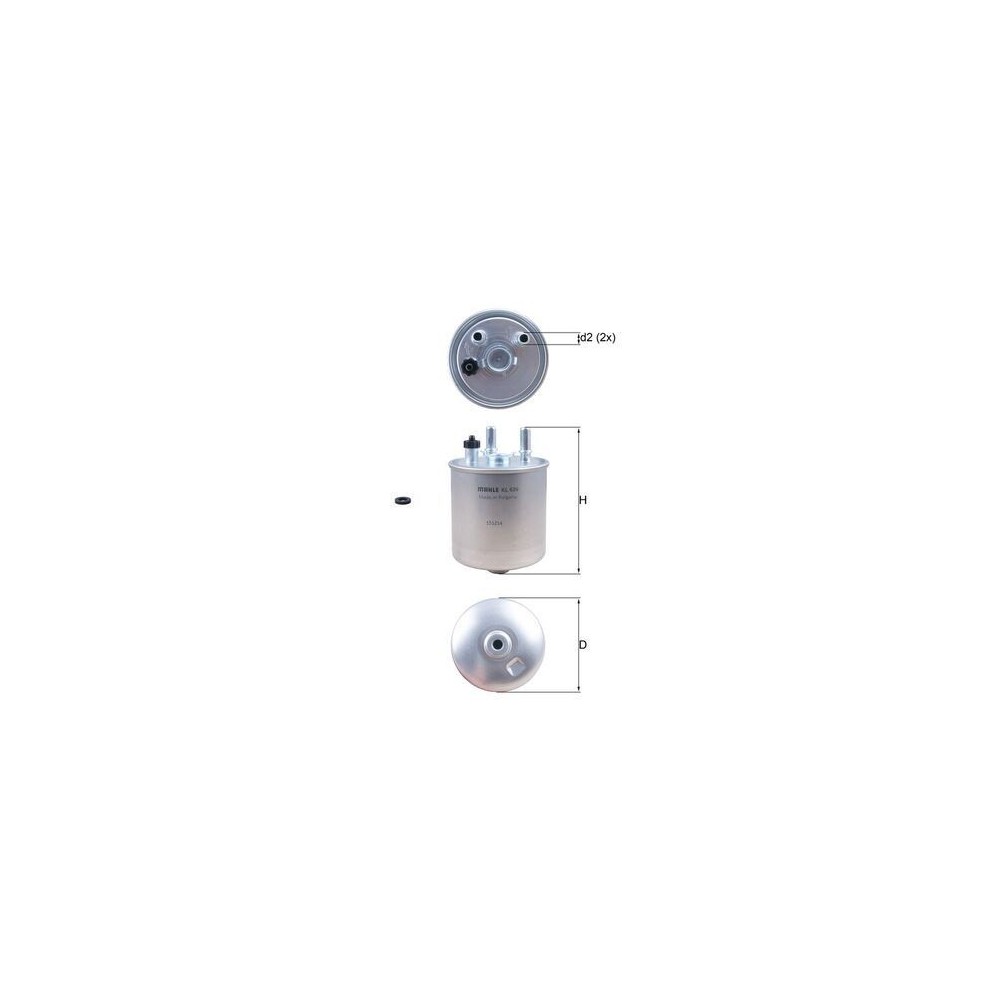 Fuel Filter MAHLE KL639D