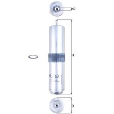 Fuel Filter MAHLE KL763D