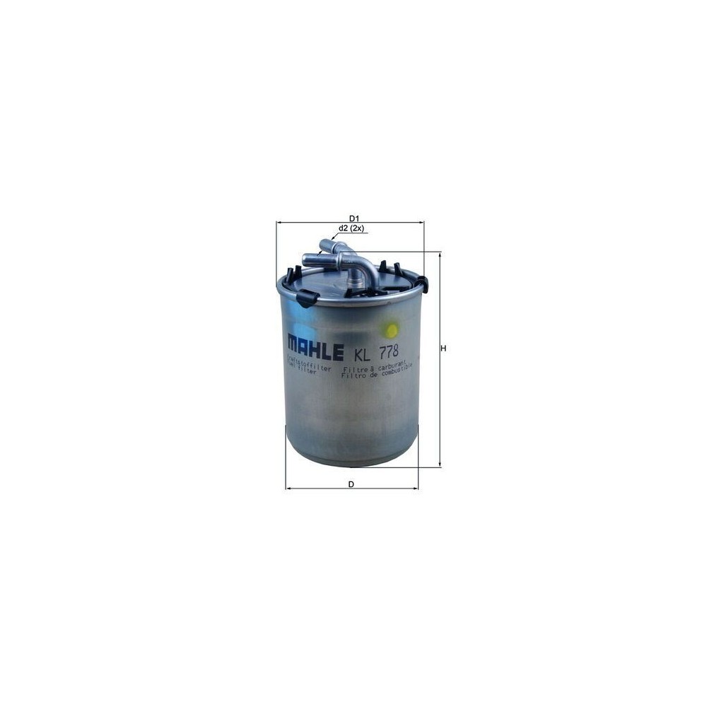 Fuel Filter MAHLE KL778