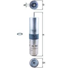 Fuel Filter MAHLE KL983D