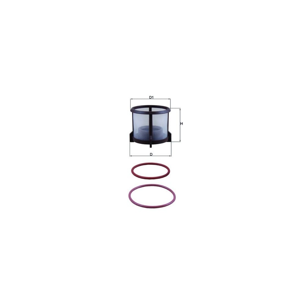 Fuel Filter MAHLE KX72D2