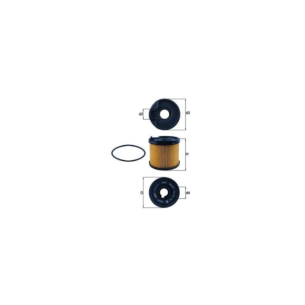 Fuel Filter MAHLE KX87D