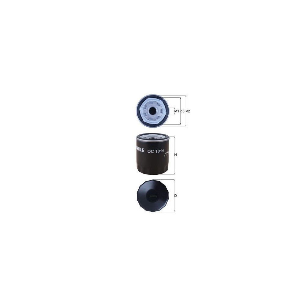 Oil Filter MAHLE OC1014