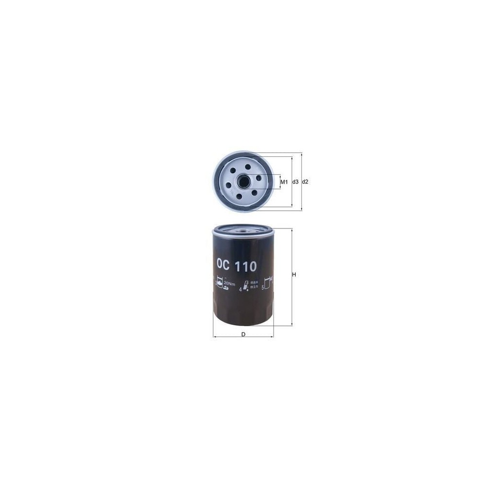 Oil Filter MAHLE OC110