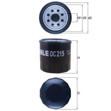 Oil Filter MAHLE OC215