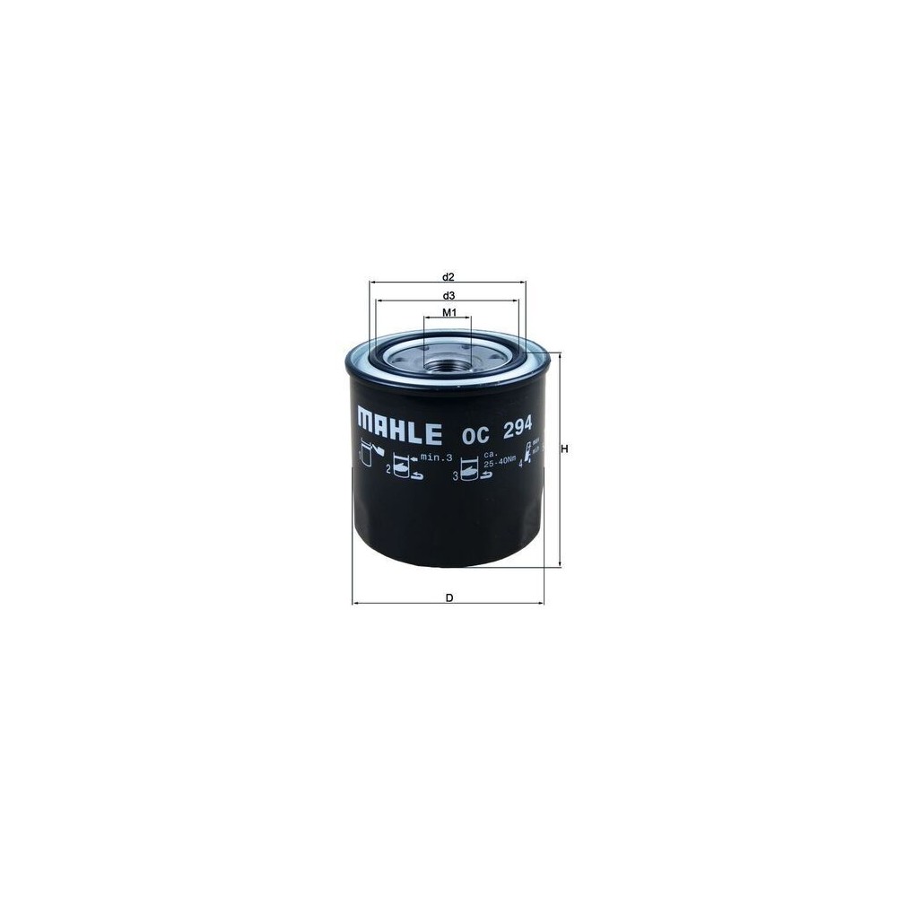 Oil Filter MAHLE OC294