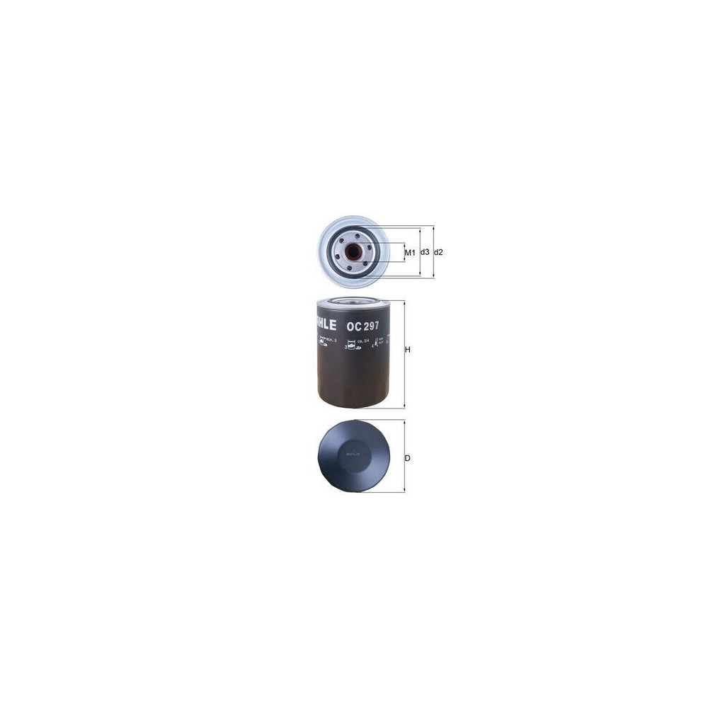 Oil Filter MAHLE OC297