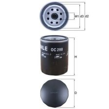 Oil Filter MAHLE OC298