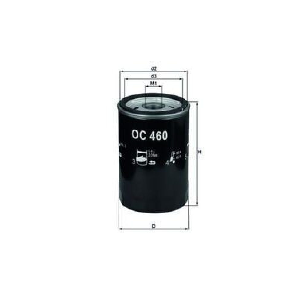 Oil Filter MAHLE OC460