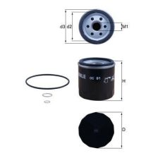 Oil Filter MAHLE OC91D