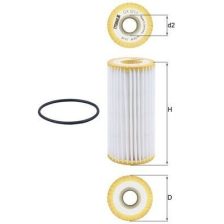 Oil Filter MAHLE OX1217D