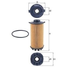 Oil Filter MAHLE OX 1218D