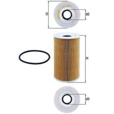 Oil Filter MAHLE OX128/1D