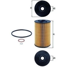 Oil Filter MAHLE OX150D