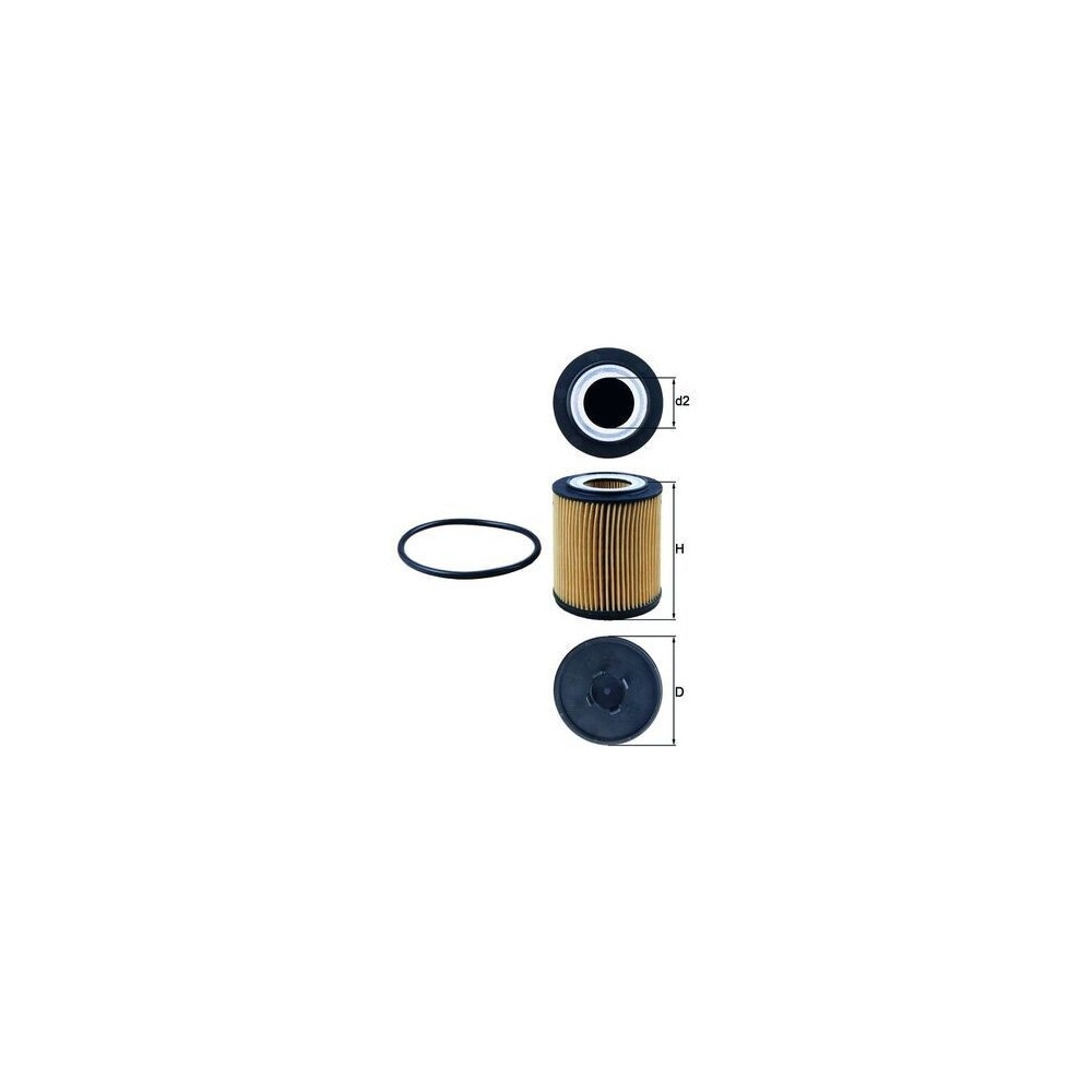 Oil Filter MAHLE OX182D