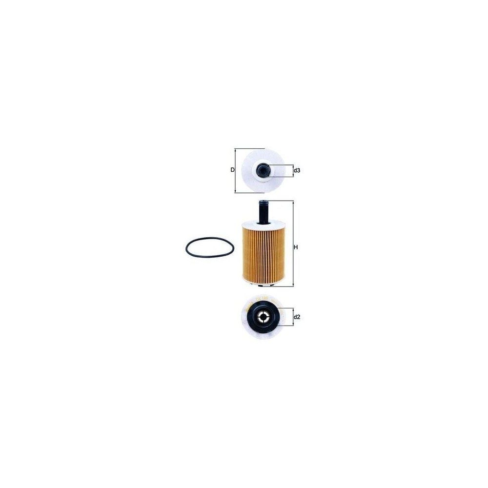 Oil Filter MAHLE OX188D