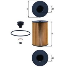 Oil Filter MAHLE OX353/7D