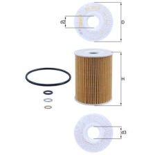 Oil Filter MAHLE OX355/3D