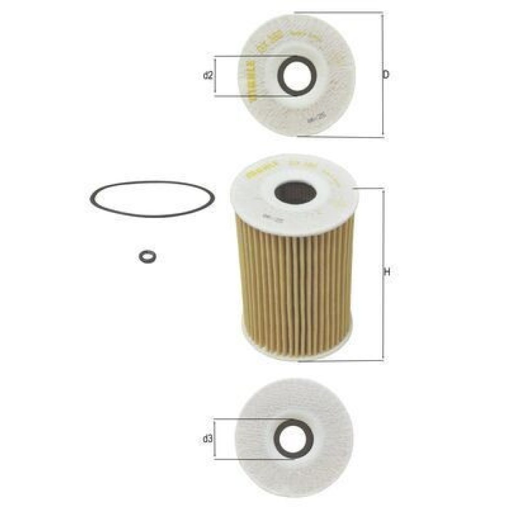 Oil Filter MAHLE OX 380D
