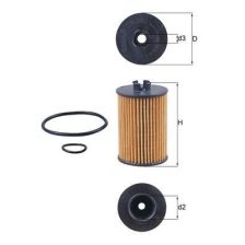 Oil Filter MAHLE OX382D